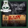 PAPERS - RAW King Size Supreme Rolling Papers *Cap & Stem Provisions
