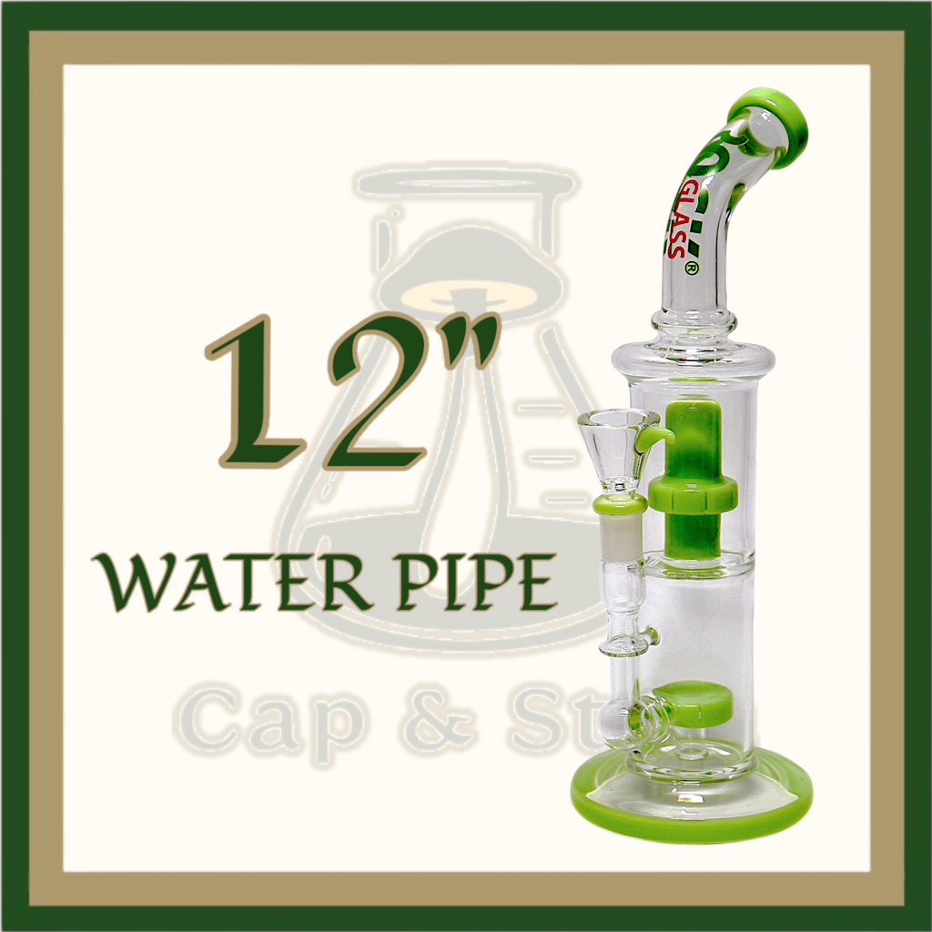 WATERPIPE - 12" Double Showerhead *Cap & Stem Provisions