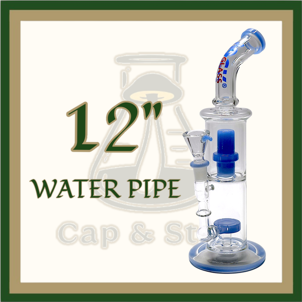 WATERPIPE - 12" Double Showerhead *Cap & Stem Provisions