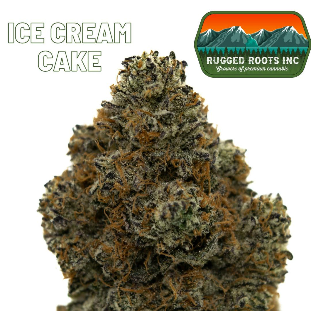 Ice Cream Cake FLOWER - INDICA (1/8 for $25 & 1/4 for $45!) *Rugged Roots