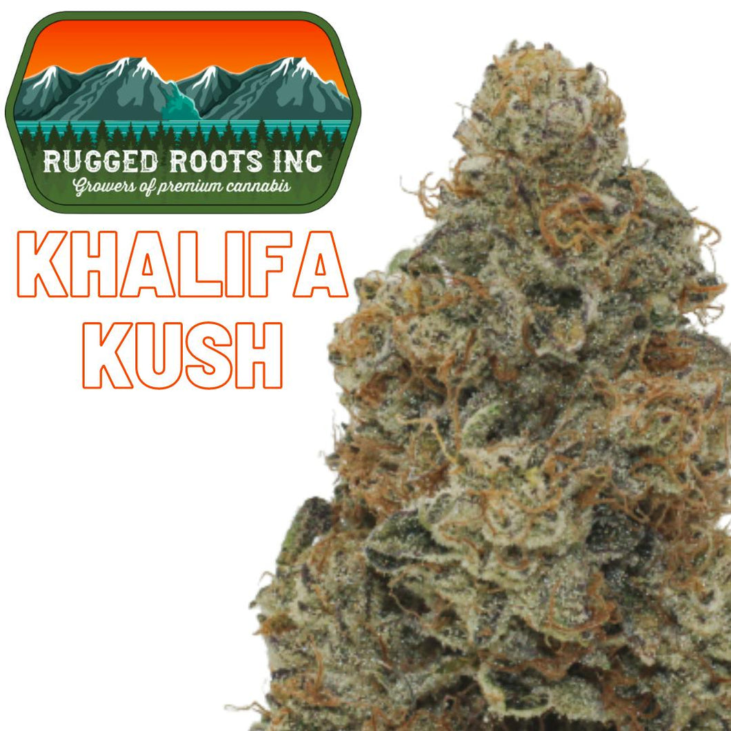 Khalifa Kush FLOWER - INDICA (1/8 for $25 & 1/4 for $45!) *Rugged Roots