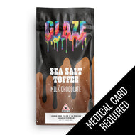 1000mg Sea Salt Toffee Milk Chocolate Bar THC Bar (100mg/pc) *Glaze