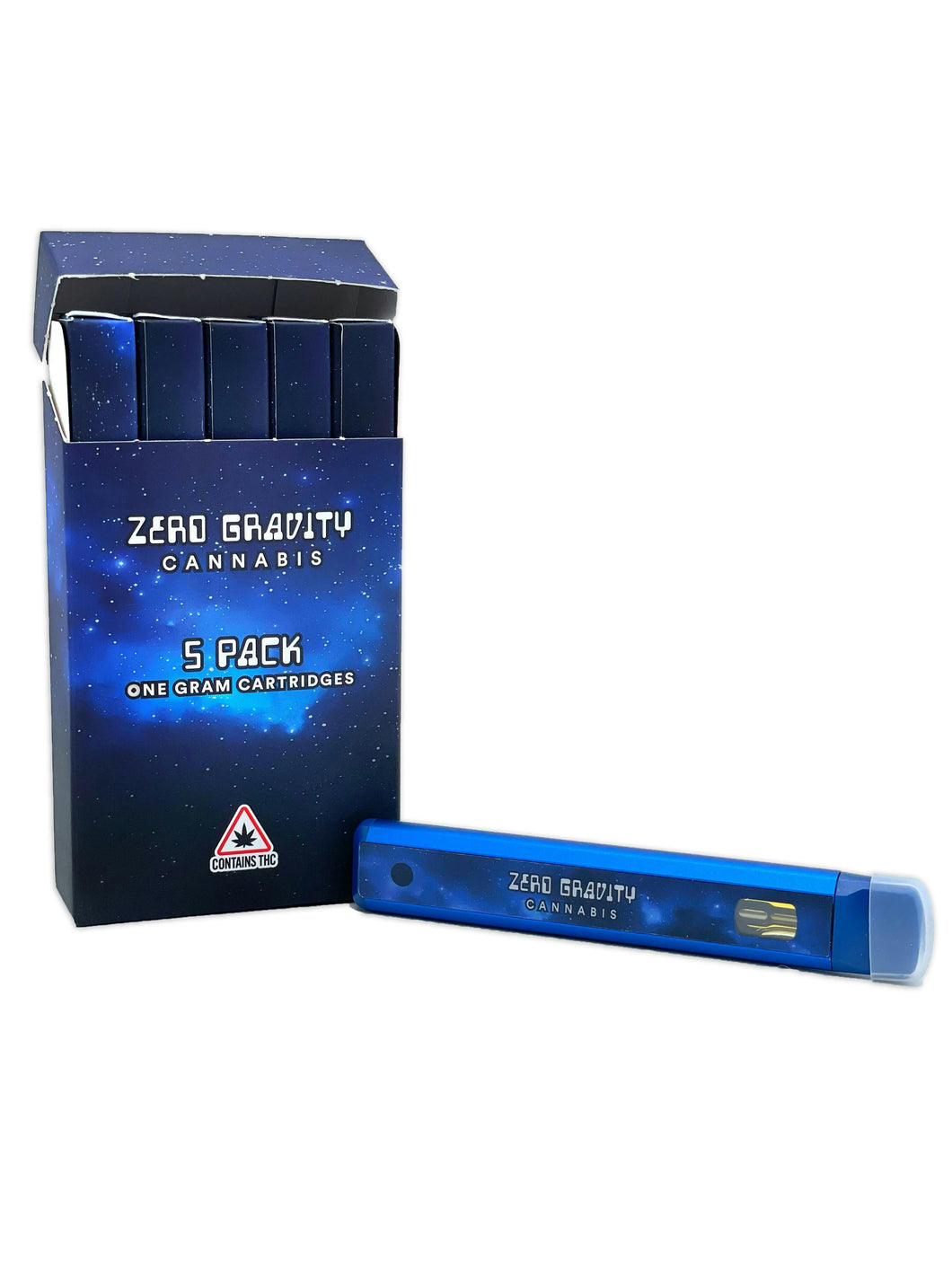 5 Pack Full-Spectrum 1g Disposable Cartridges - INDICA/SATIVA/HYBRID *Zero Gravity Extracts