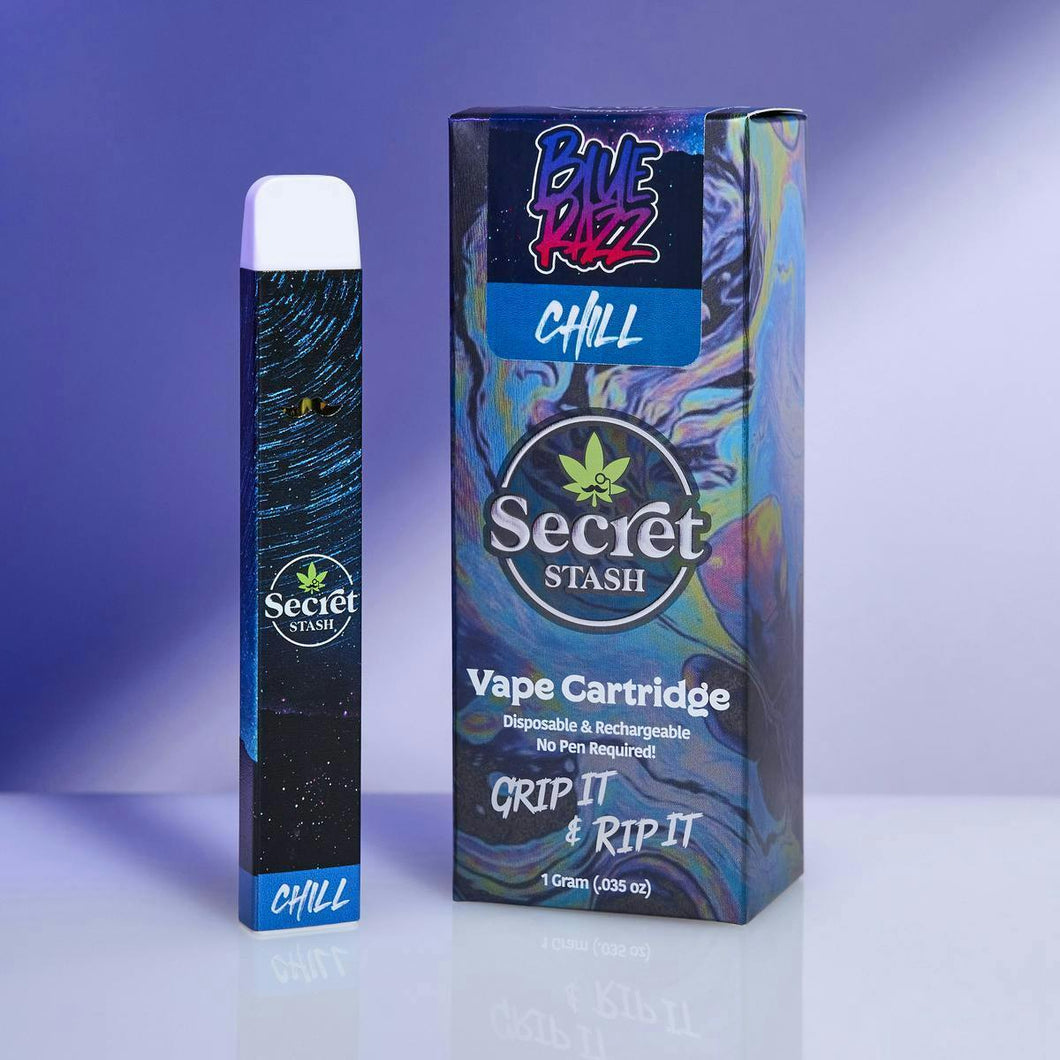 Secret Stash | Disposable Cart | Chill | Blue Razz | 1g
