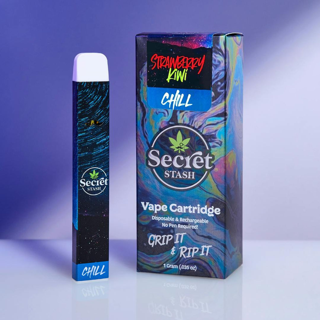 Secret Stash | Disposable Cart | Chill | Strawberry Kiwi | 1g (NEW)