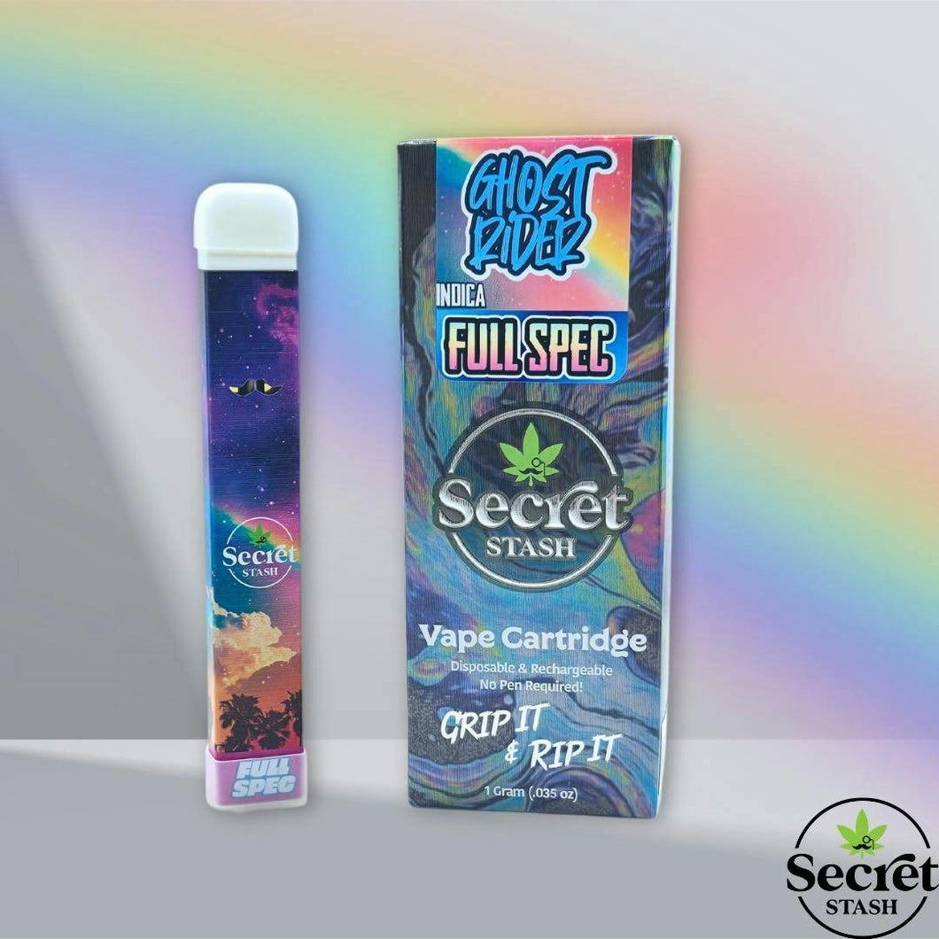 Secret Stash | Full Spectrum Disposable Cartridge | Ghost Rider | 1g