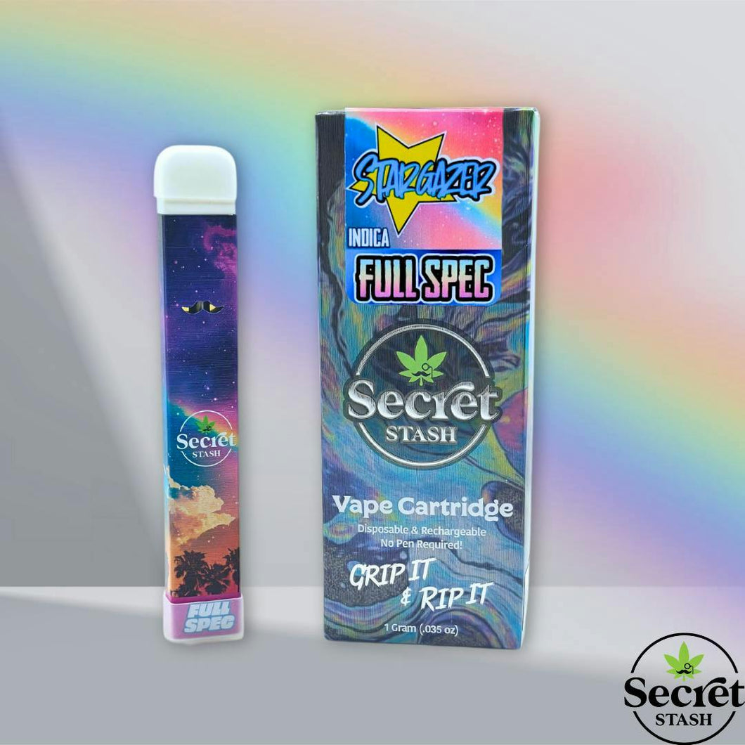Secret Stash | Full Spectrum Disposable Cartridge | Stargazer | 1g