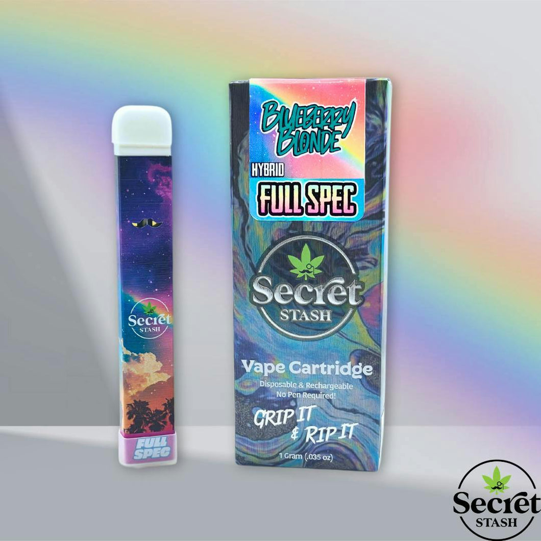 Secret Stash | Full Spectrum Disposable Cartridge | Blueberry Blonde | 1g