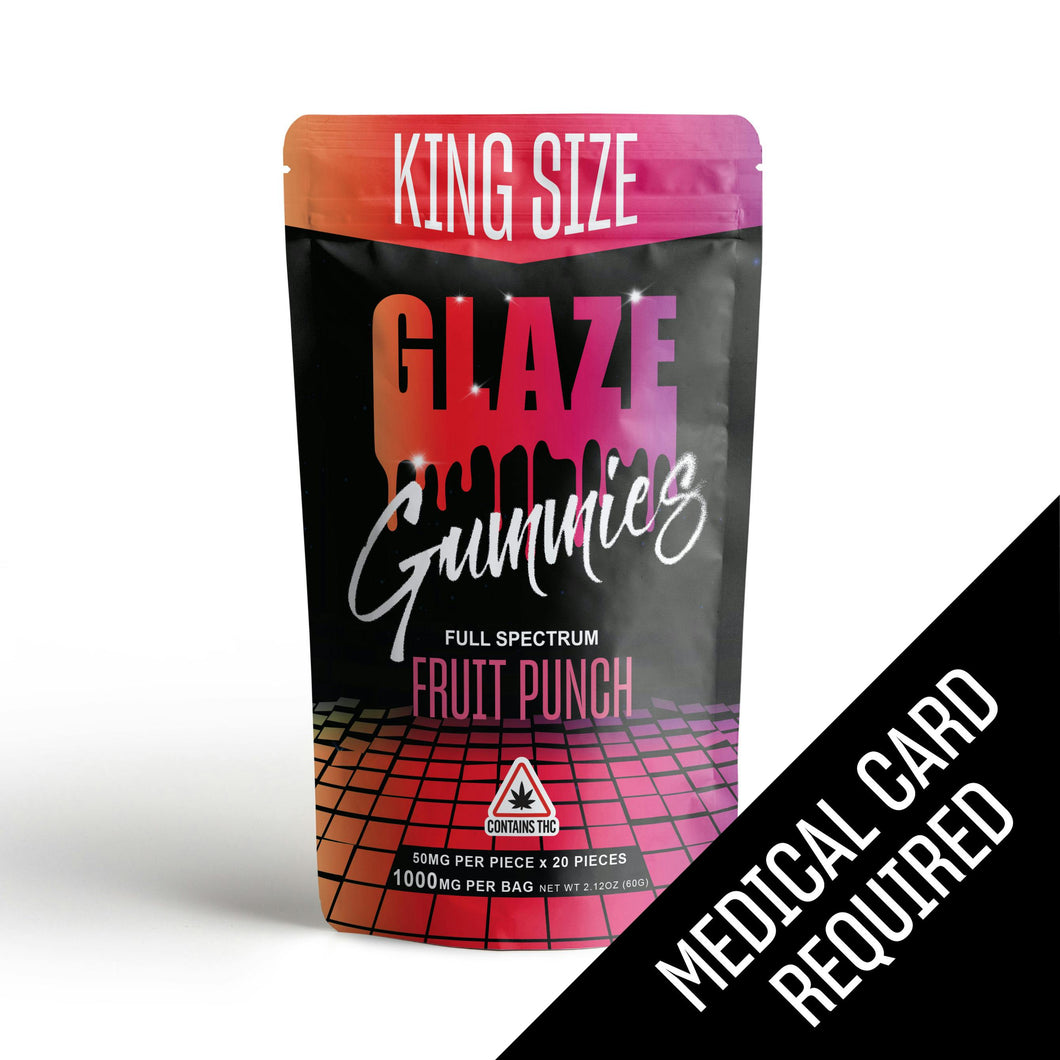 1000mg Fruit Punch Gummies *Glaze