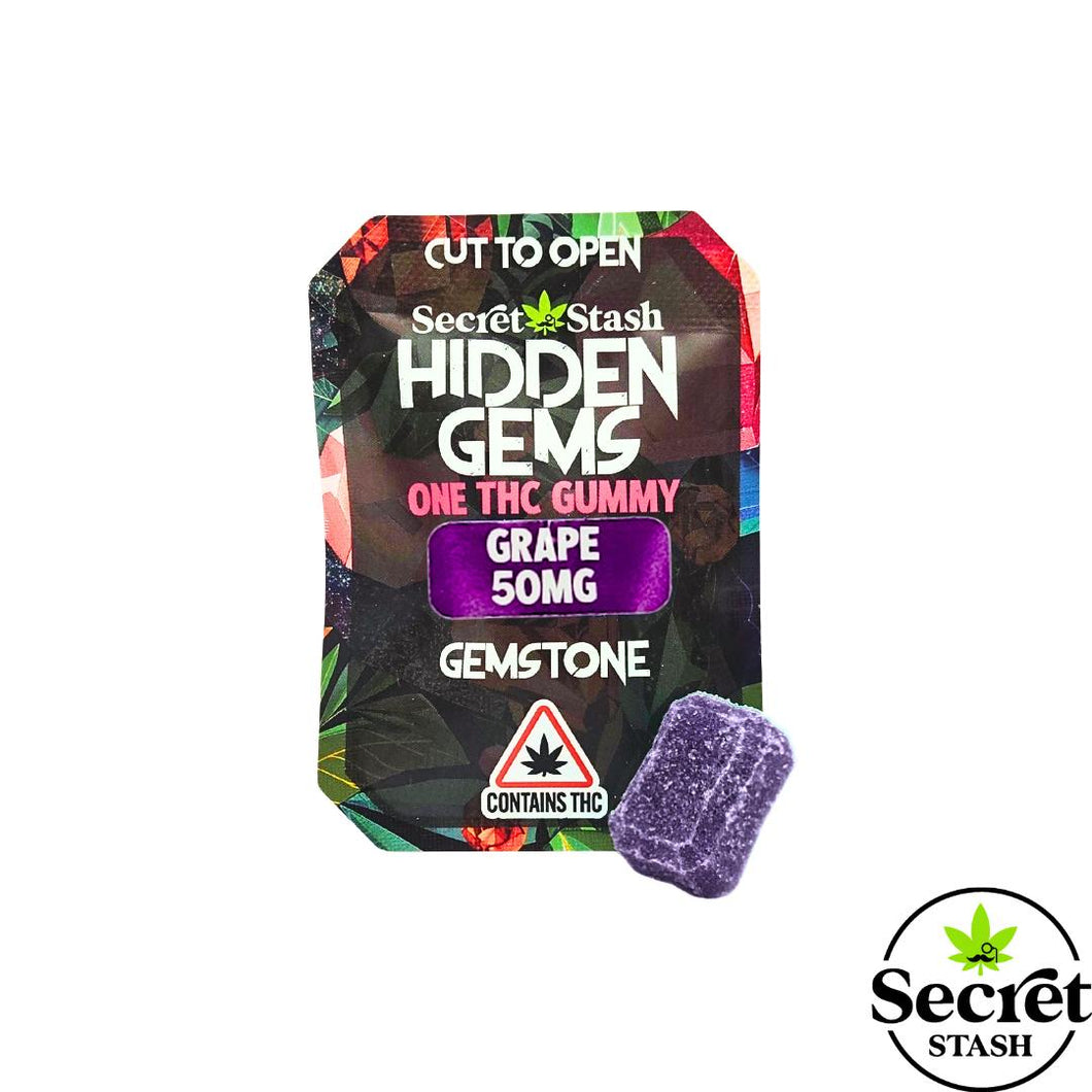 Secret Stash | Hidden Gems | Solo | THC | Grape | 50mg