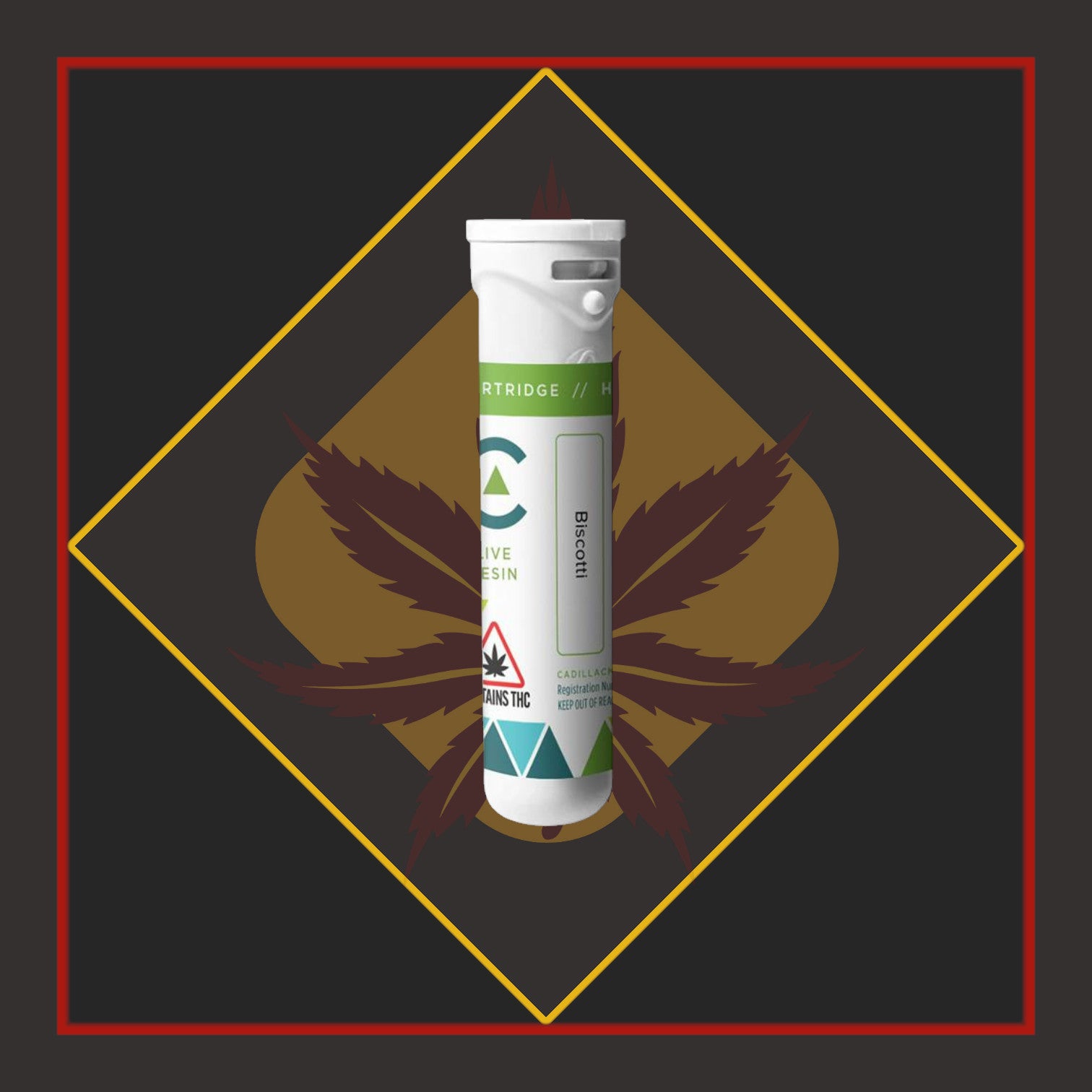 .5G Live Resin Cartridge - Biscotti - HYBRID *Cadillac