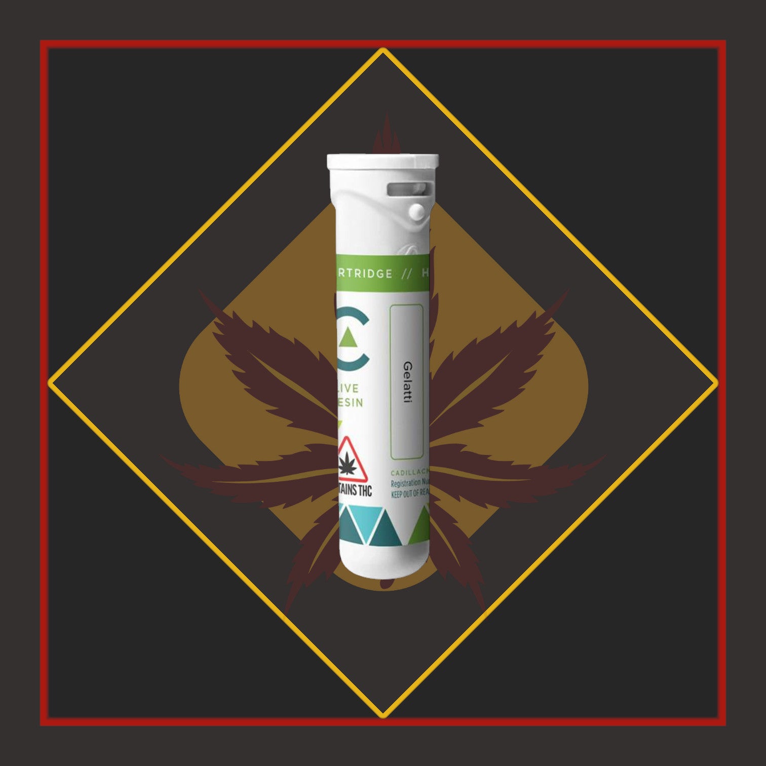 .5G Live Resin Cartridge - Gelatti - HYBRID *Cadillac