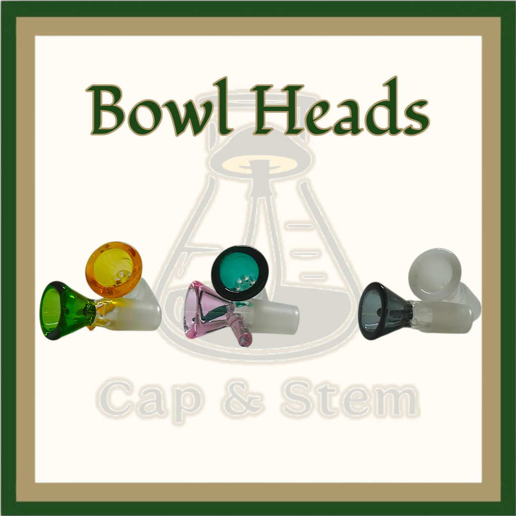 BOWL HEAD - Glass Bowl Head *Cap & Stem Provisions