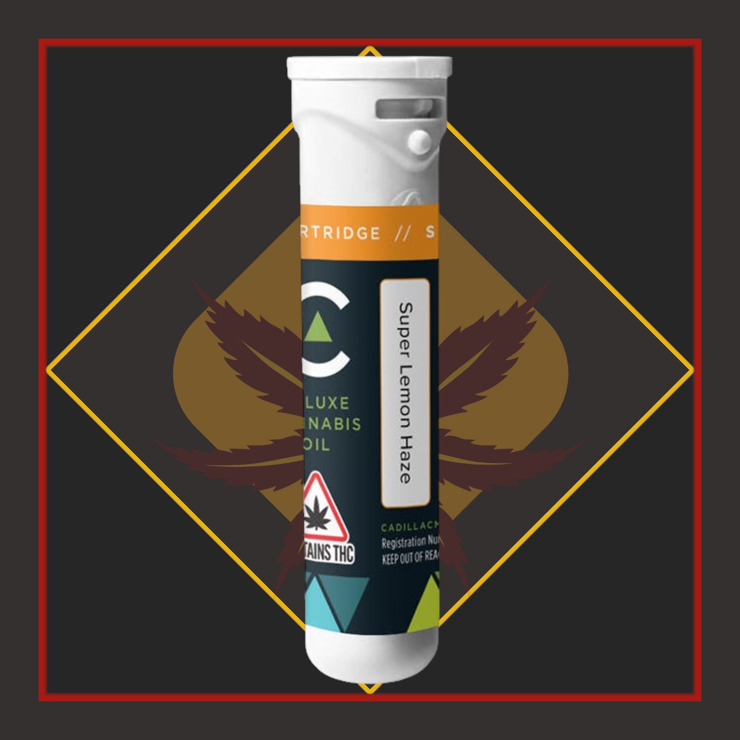 1g Distillate Cartridge - Super Lemon Haze - SATIVA *Cadilllac