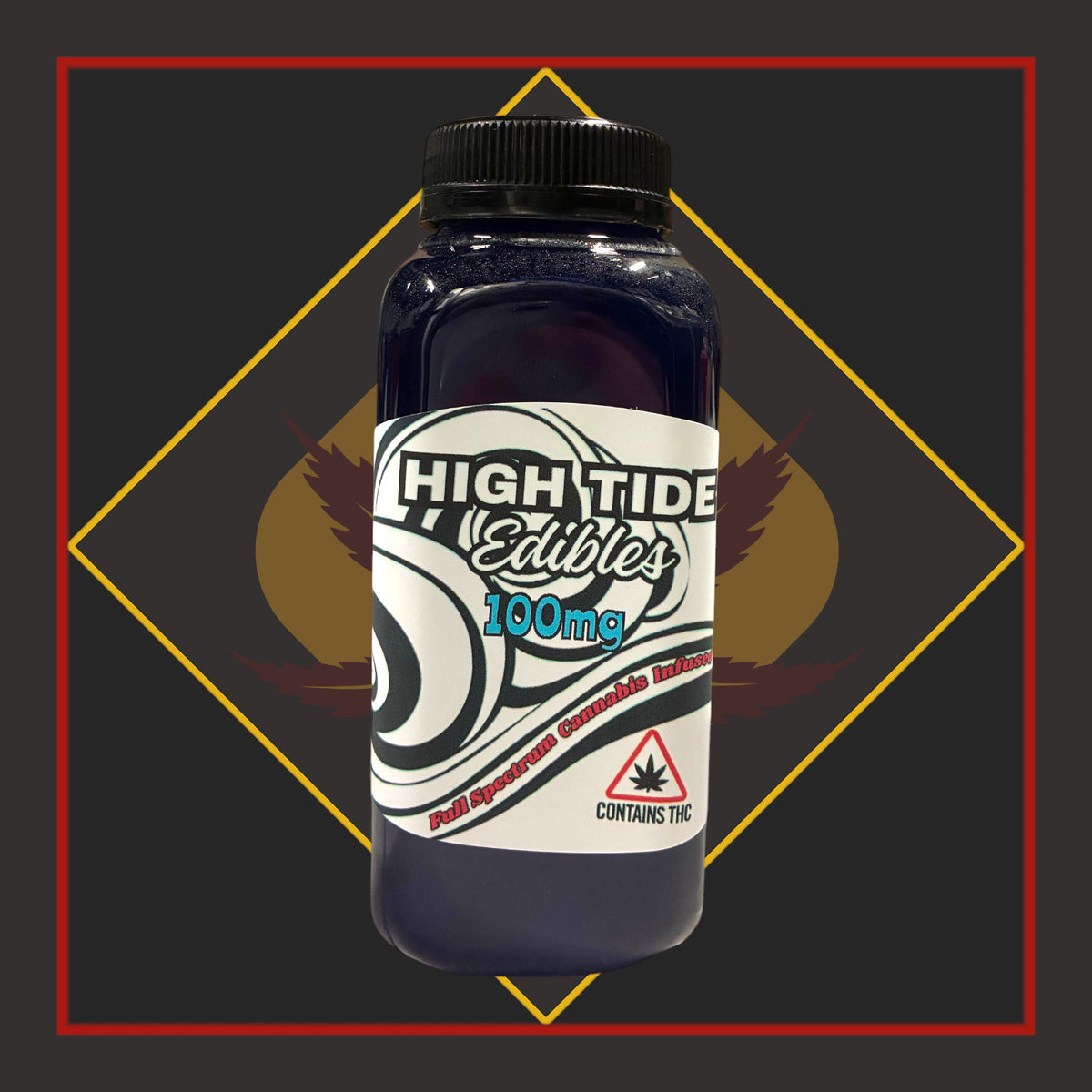 100mg Drink - Berry Grape *High Tide Edibles