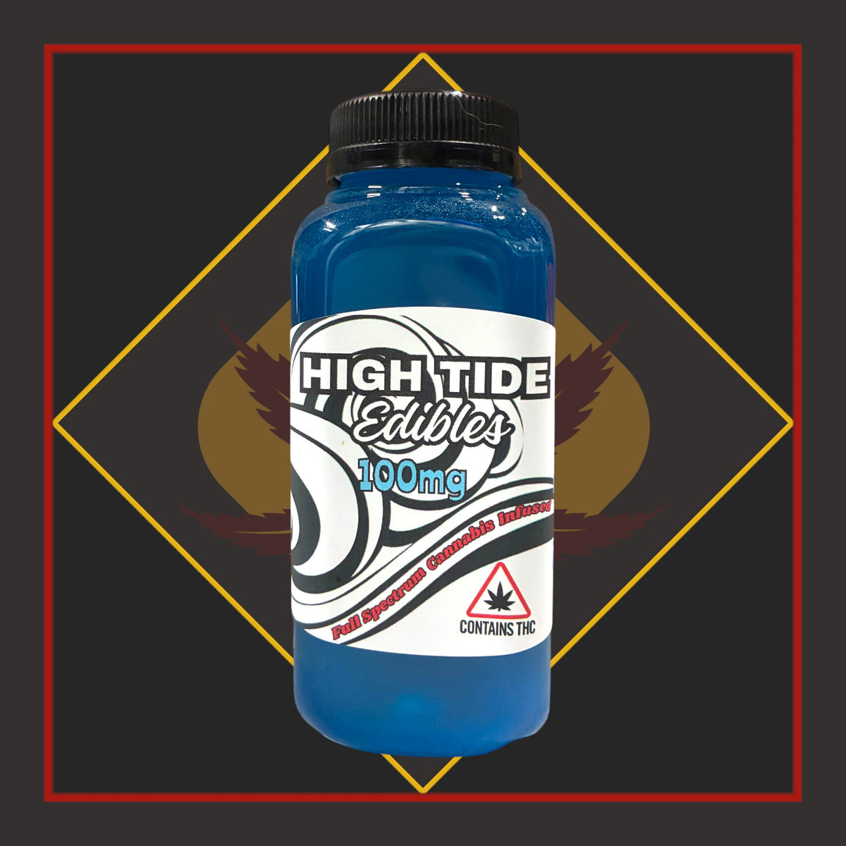 100mg Drink - Blue Razz *High Tide Edibles