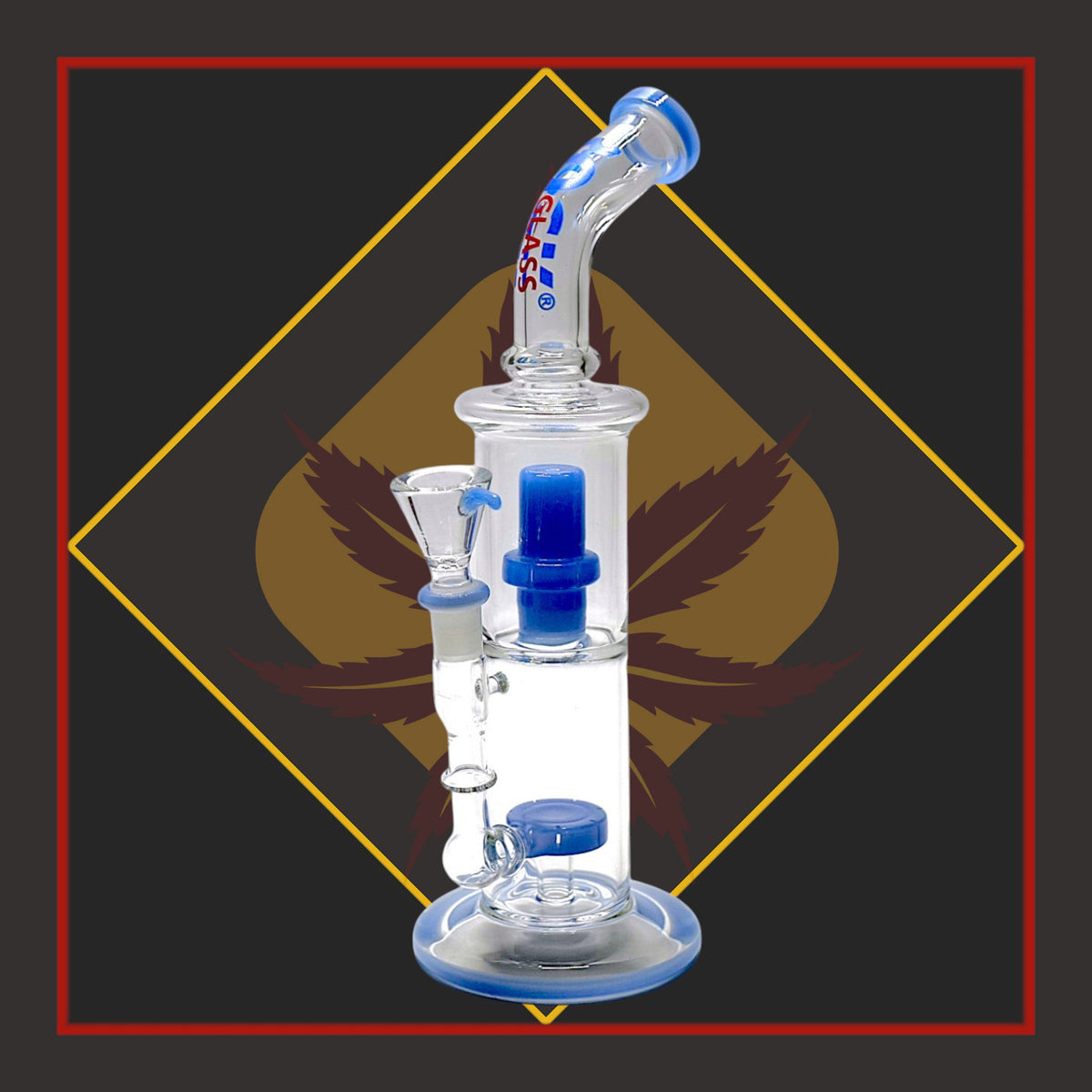 12" Double Showerhead Waterpipe