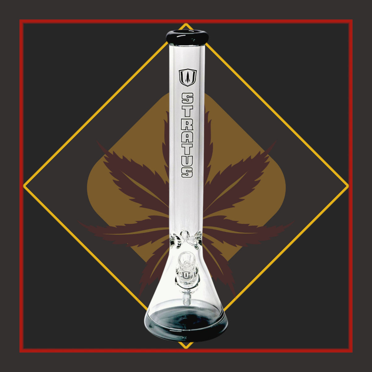 18" Beaker w/ Diffuser Downstem