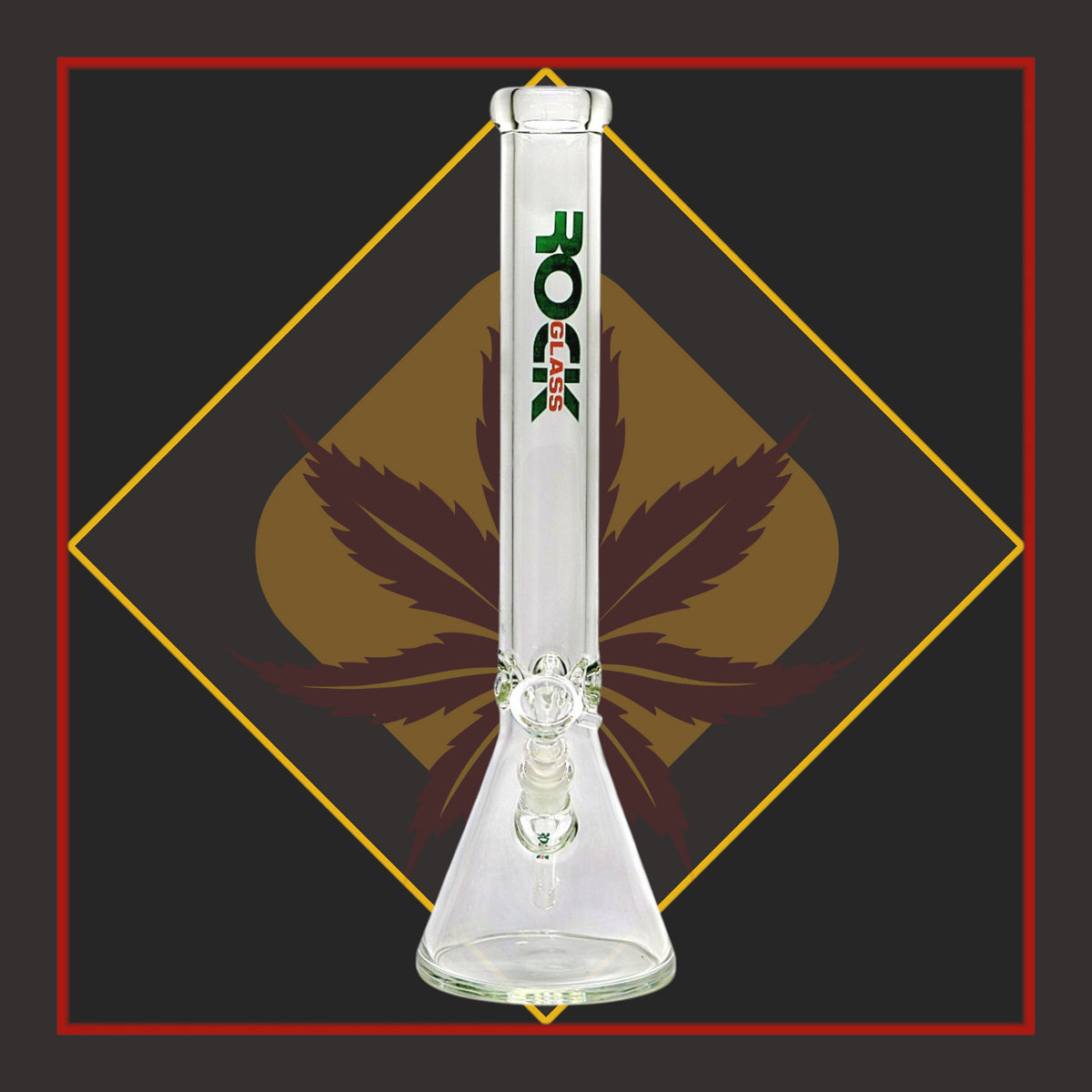 18" Beaker w/ Diffuser Downstem
