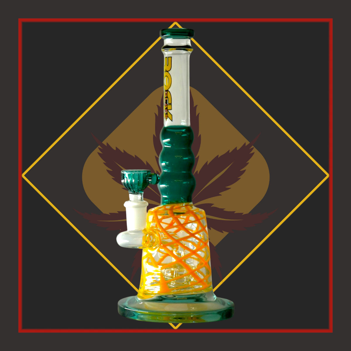 8" Showerhead Perc Straight Tube