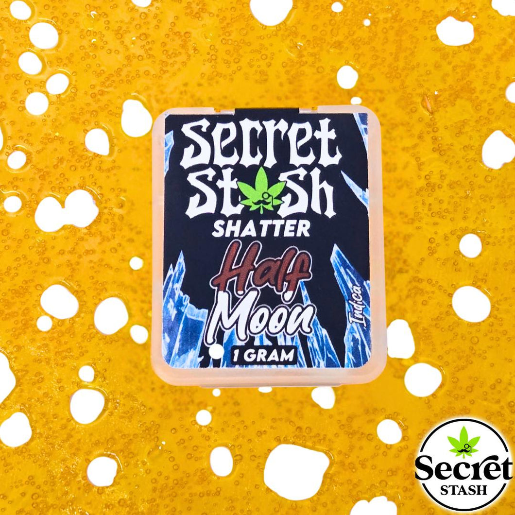 Secret Stash | Shatter | Half Moon | 1g/$15, 2g/$25, or... 5g/$60!