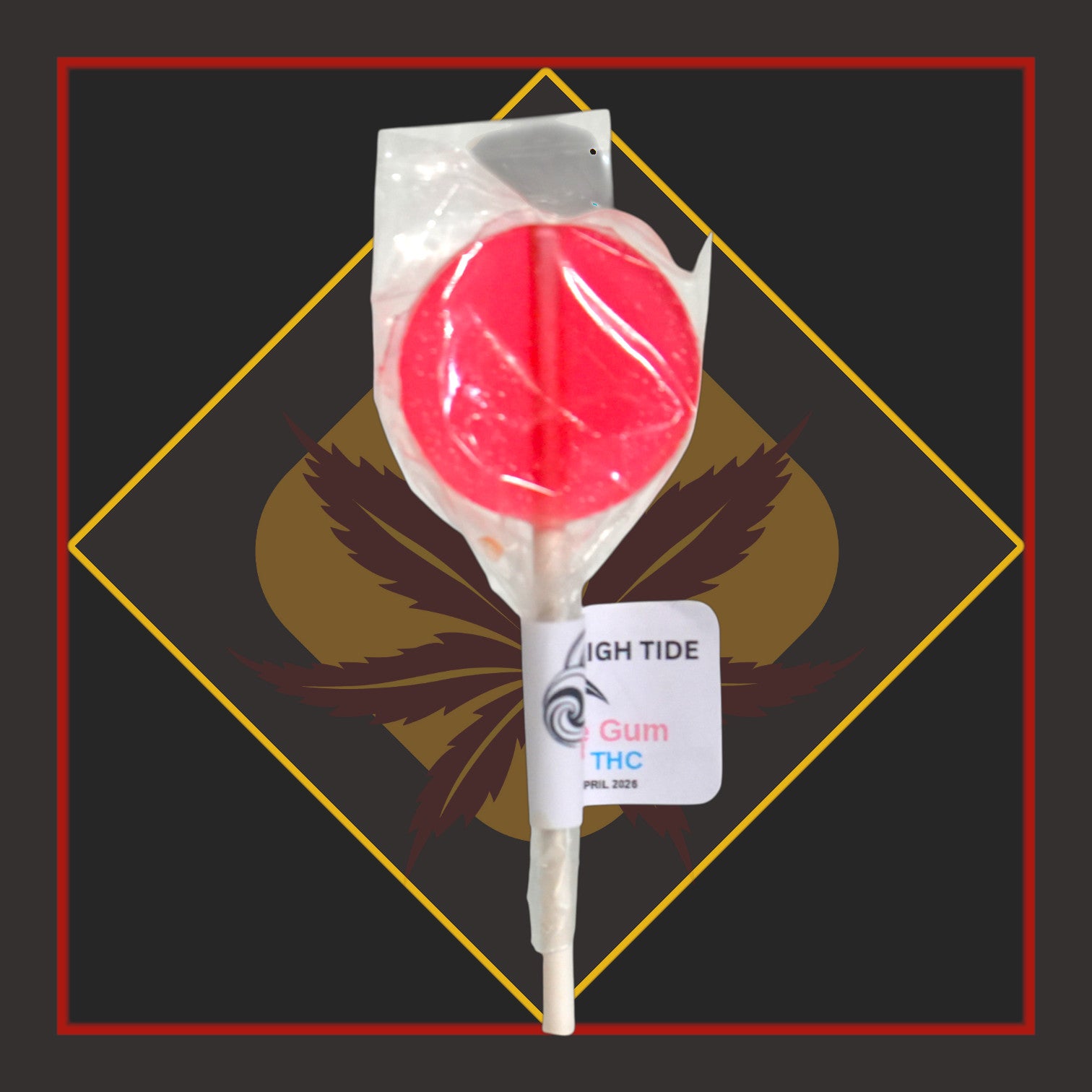 25mg Lollipop - Bubblegum *High Tide Edibles