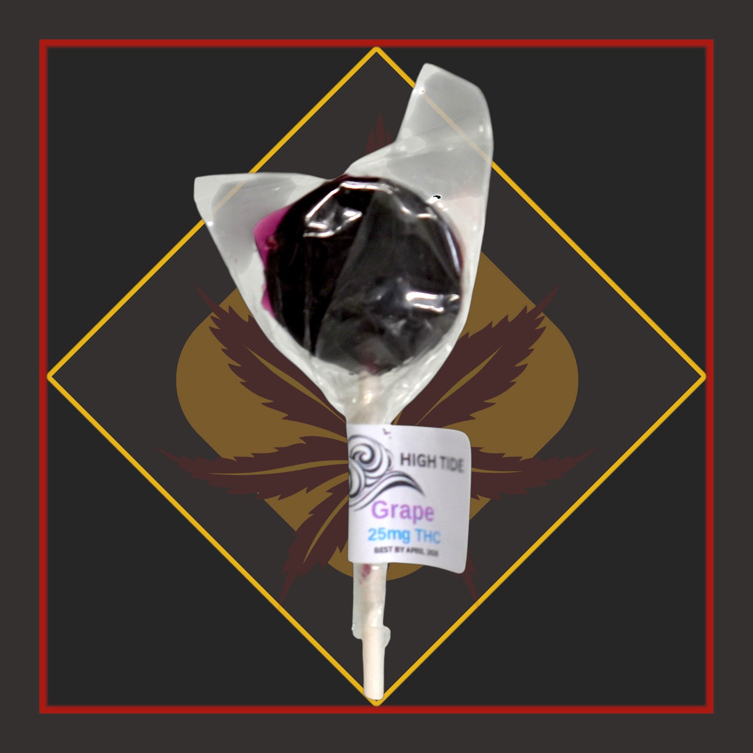 25mg Lollipop - Grape *High Tide Edibles