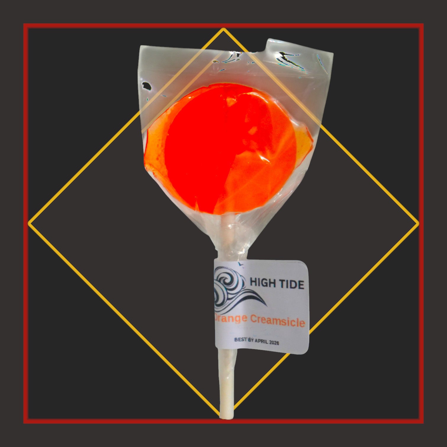 100mg Lollipop - Orange Creamsicle *High Tide Edibles