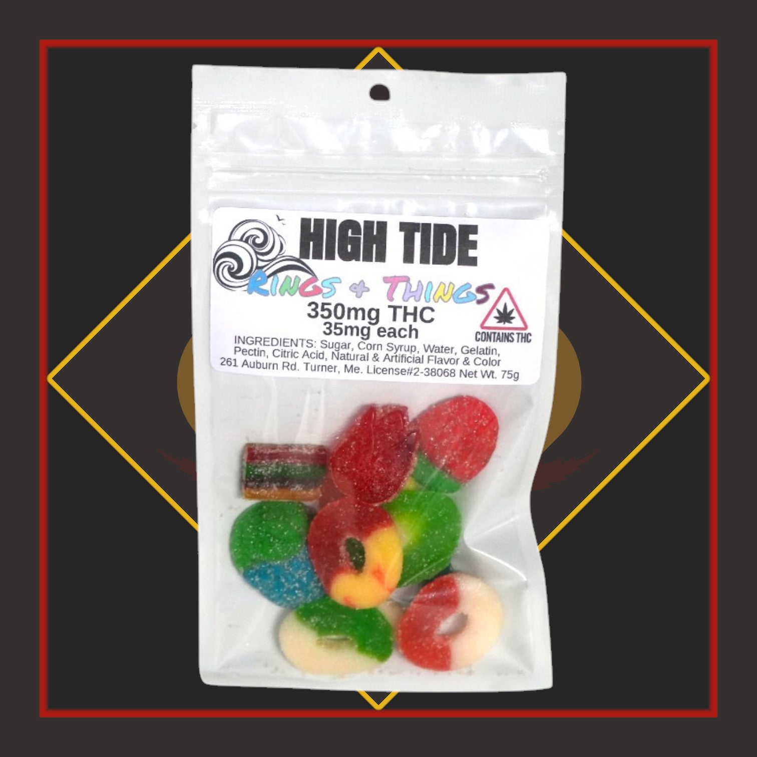 350mg Assorted Rings & Things *High Tide Edibles