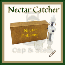Load image into Gallery viewer, NECTAR CATCHER - White Nectar Catcher *Cap &amp; Stem Provisions
