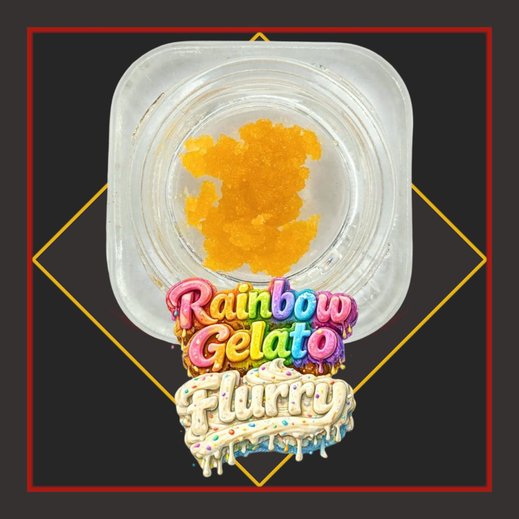 *SALE* 3.5g Baller Jar - Sugar - Rainbow Gelato Flurry I/HYBRID *Secret Stash