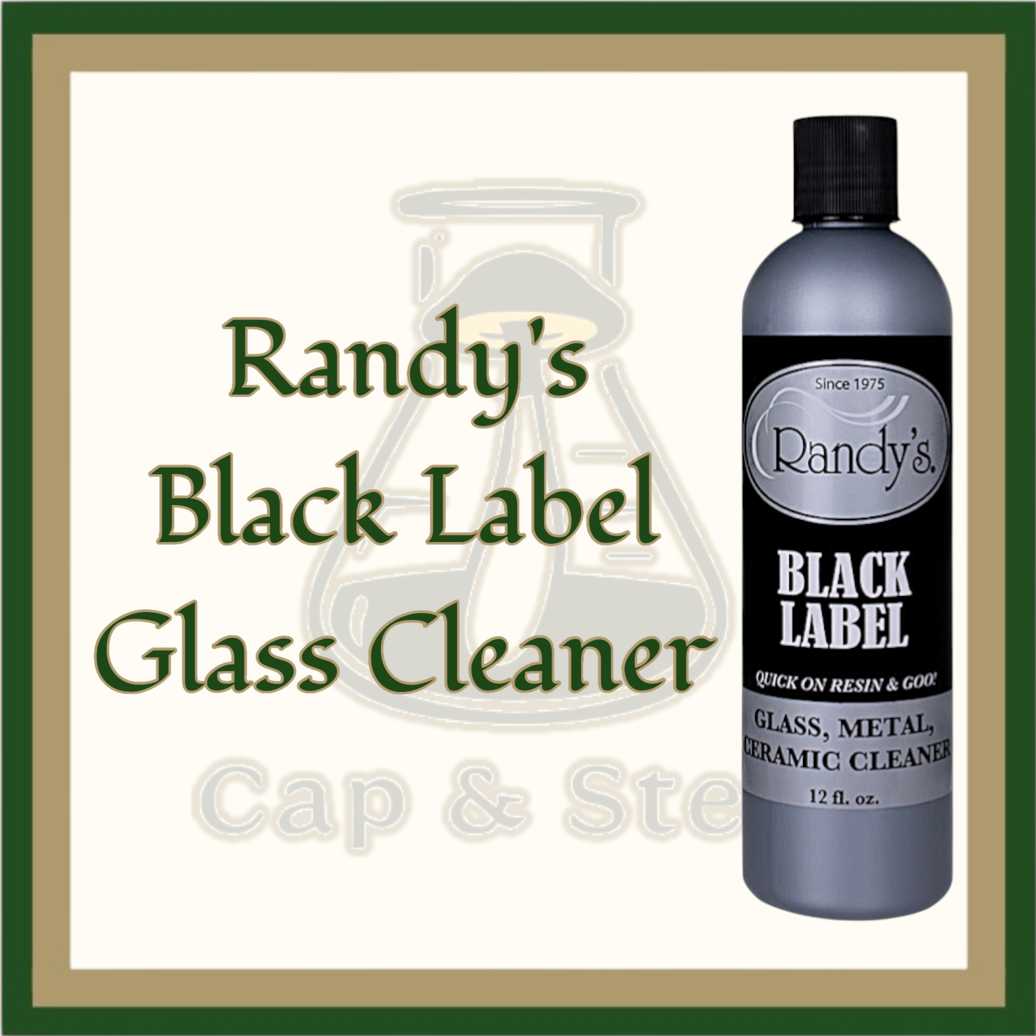 CLEANER - Randy’s Black Label Cleaner 12oz *Cap & Stem Provisions