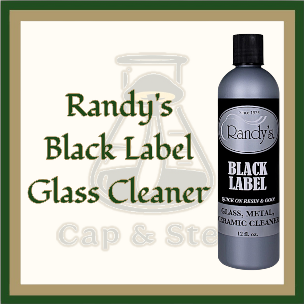 CLEANER - Randy’s Black Label Cleaner 12oz *Cap & Stem Provisions