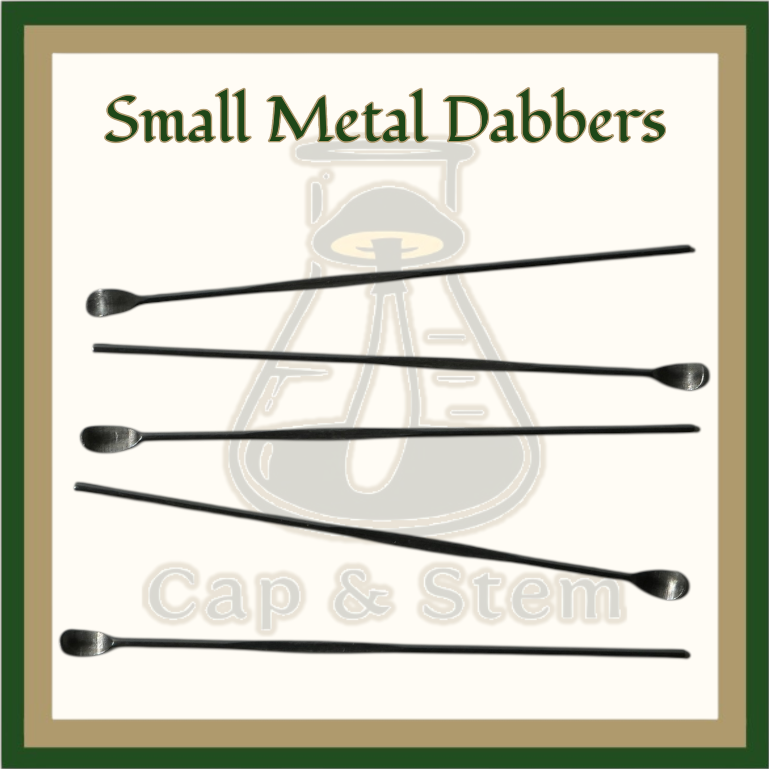 DABBERS - Small Metal Dabber *Cap & Stem Provisions