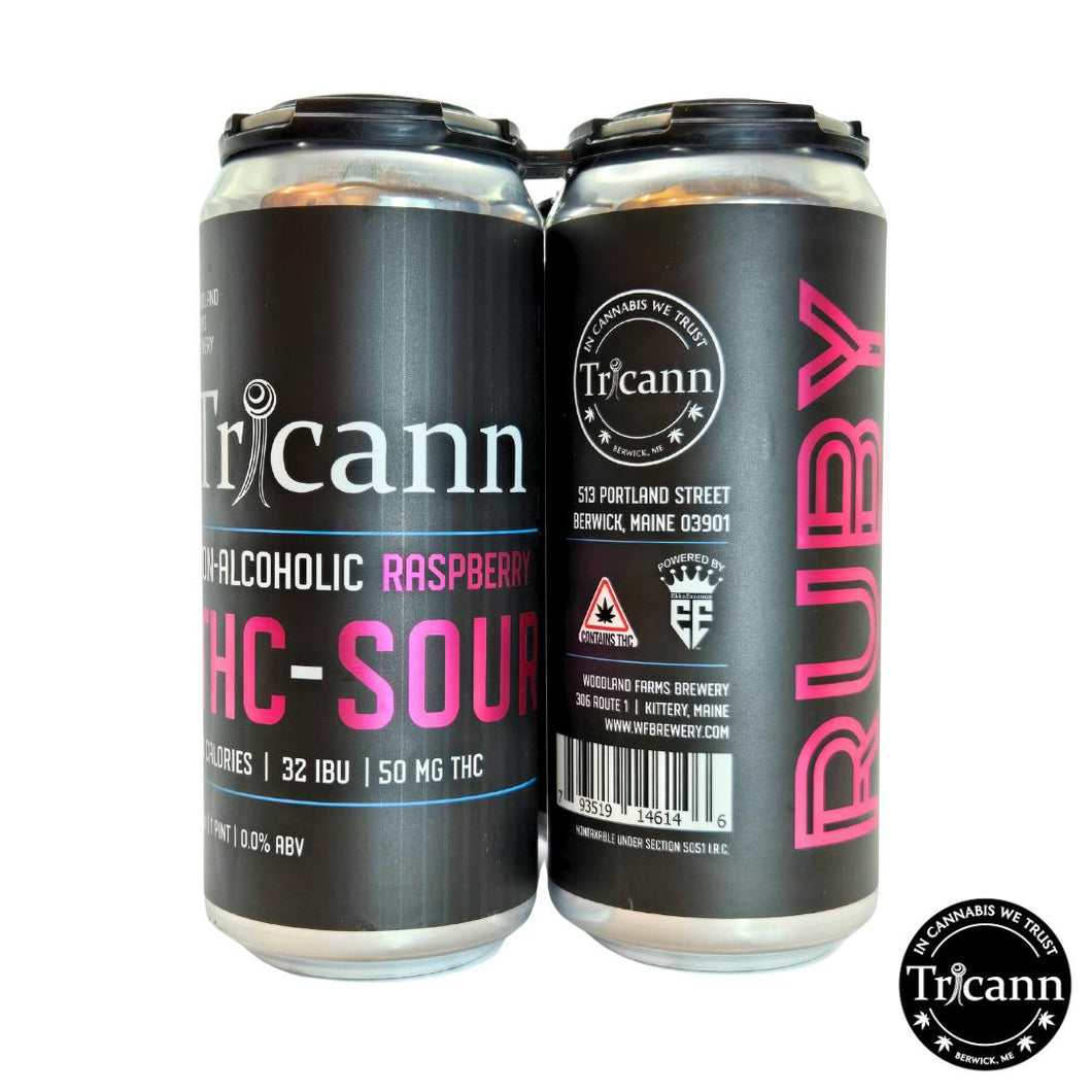 Tricann | Drink | THC | Sour | Raspberry | 50mg