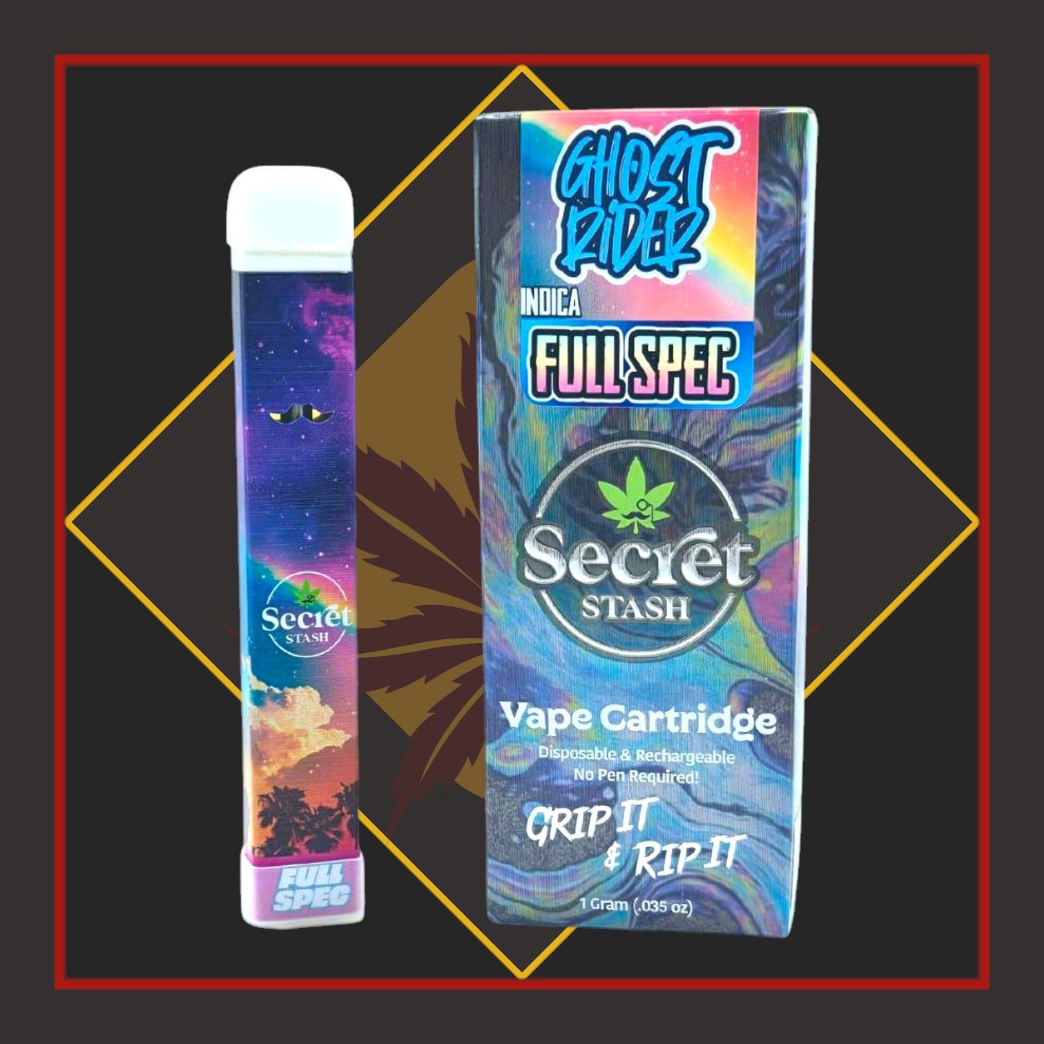 1g Full-Spectrum Disposable Cartridge - Ghost Rider *Secret Stash