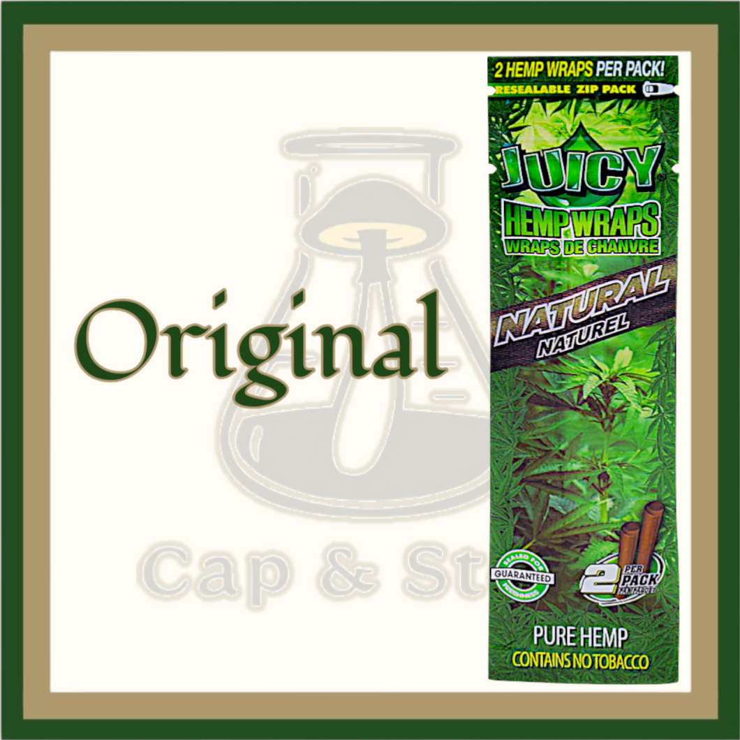 WRAPS - ORIGINAL Juicy Jay Hemp Wraps *Cap & Stem Provisions