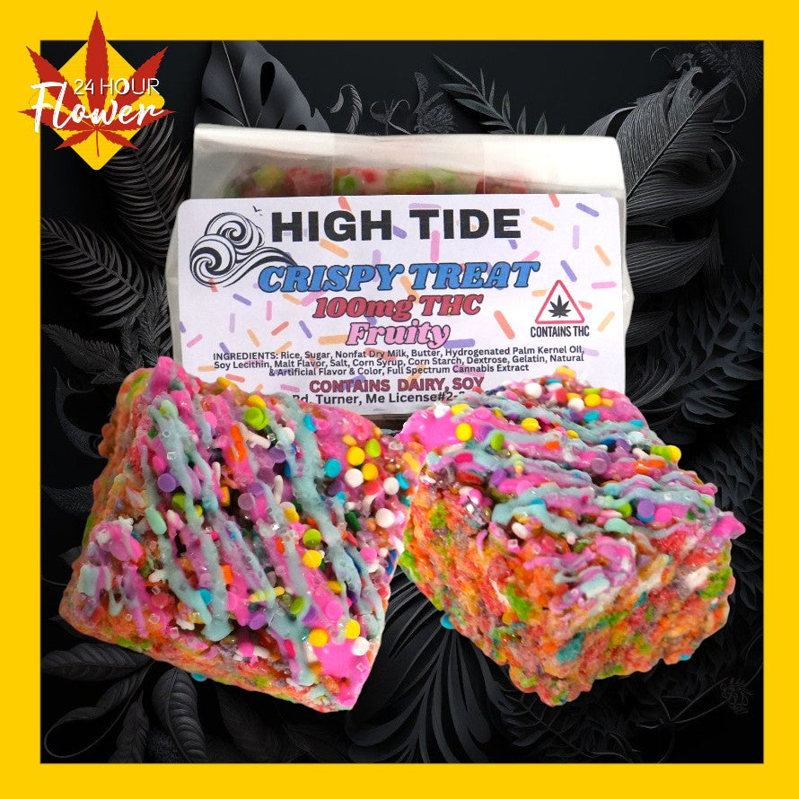 100mg Rice Crispy Bar *High Tide Edibles