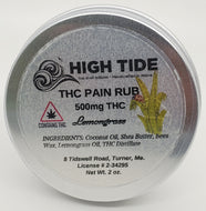 500mg THC PAIN RUB *High Tide Edibles
