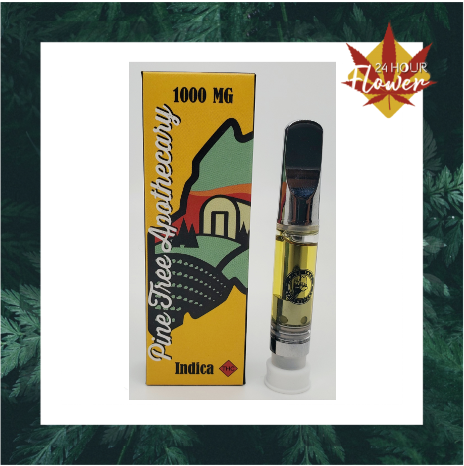 Double Bubble OG 1g Premium Distillate Cart - INDICA *Pine Tree Apothecary